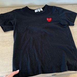Commes de Garçon black t shirt